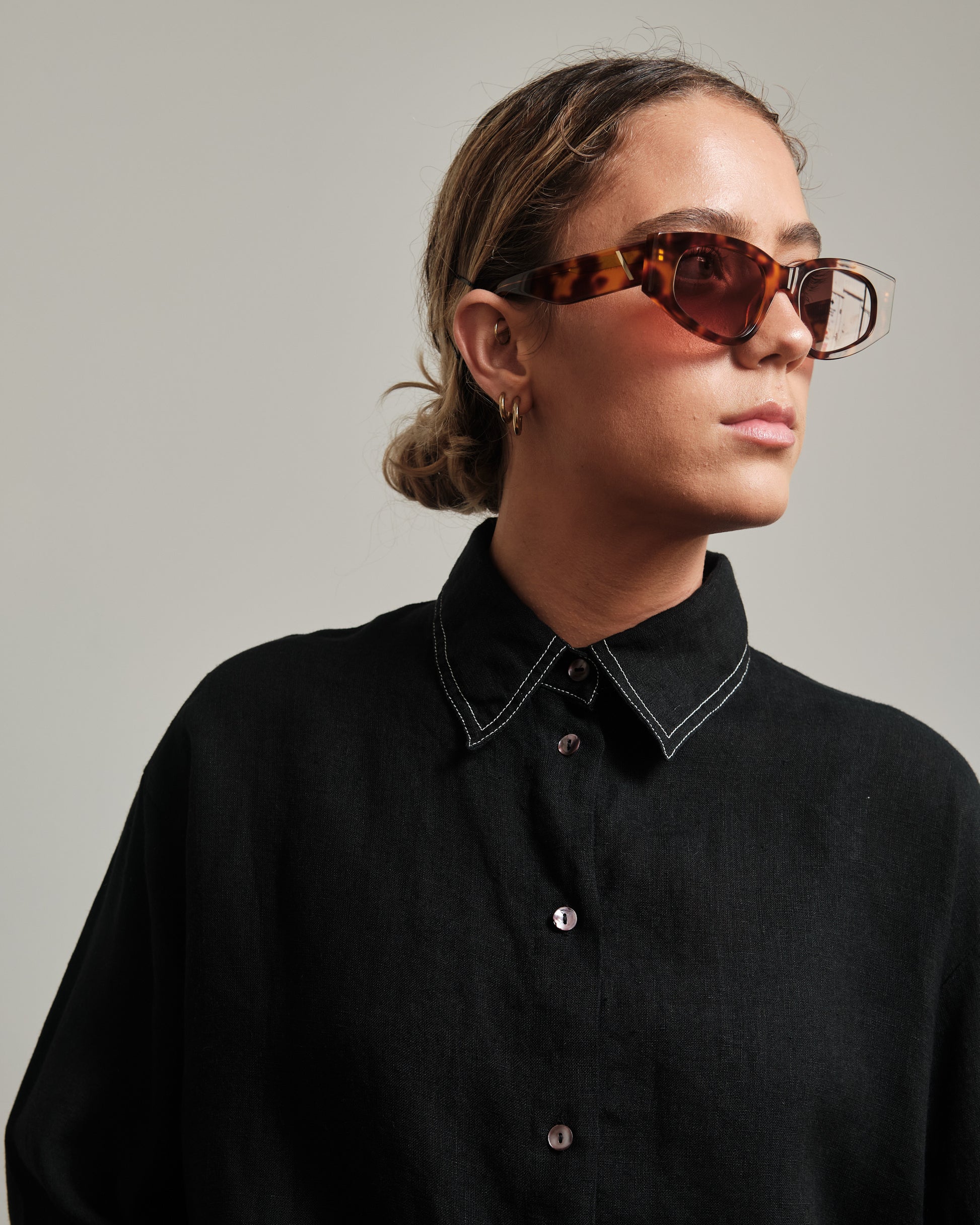 shirt -linen-cotton-women- made in nz 