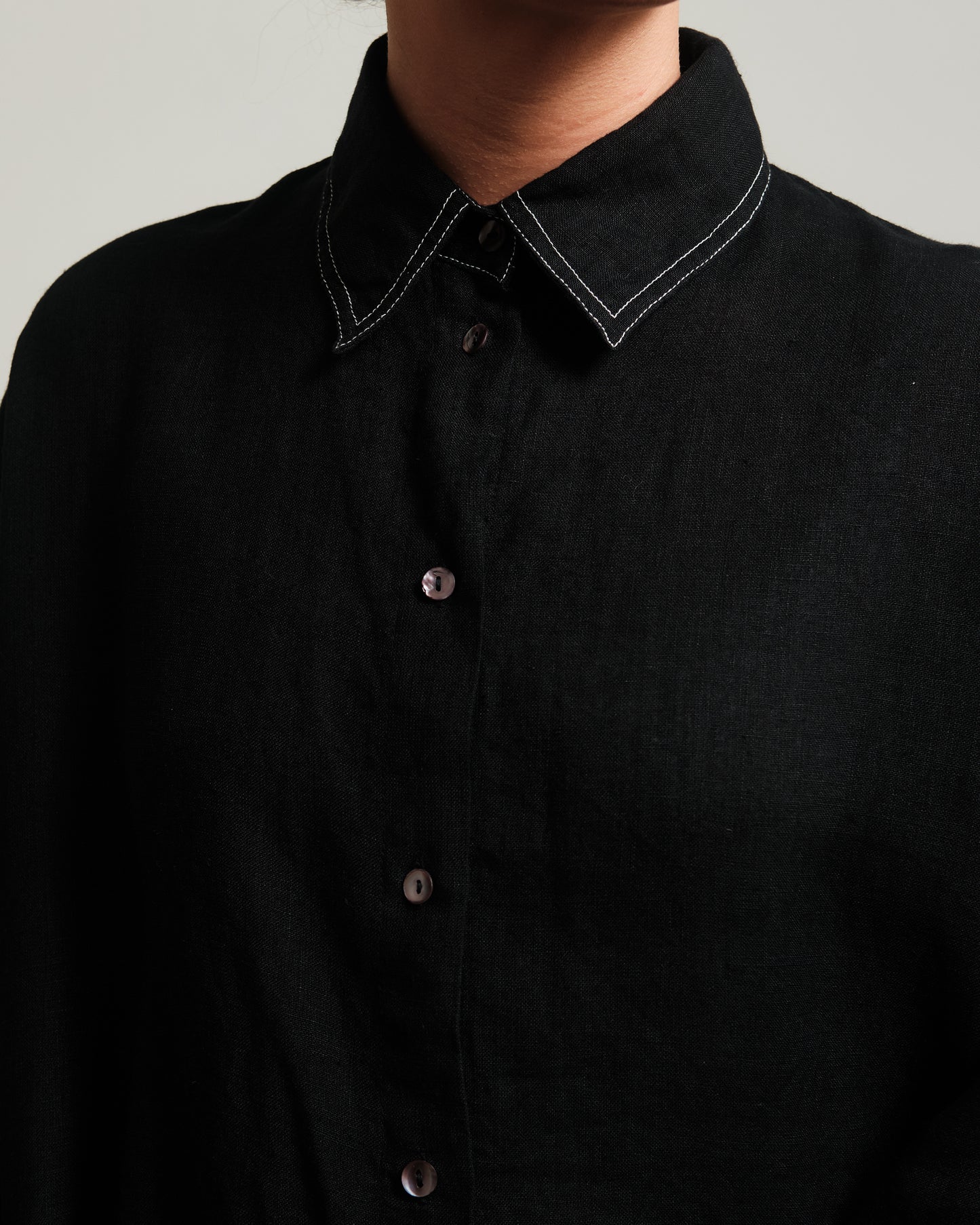 shirt -linen-cotton-women- made in nz 