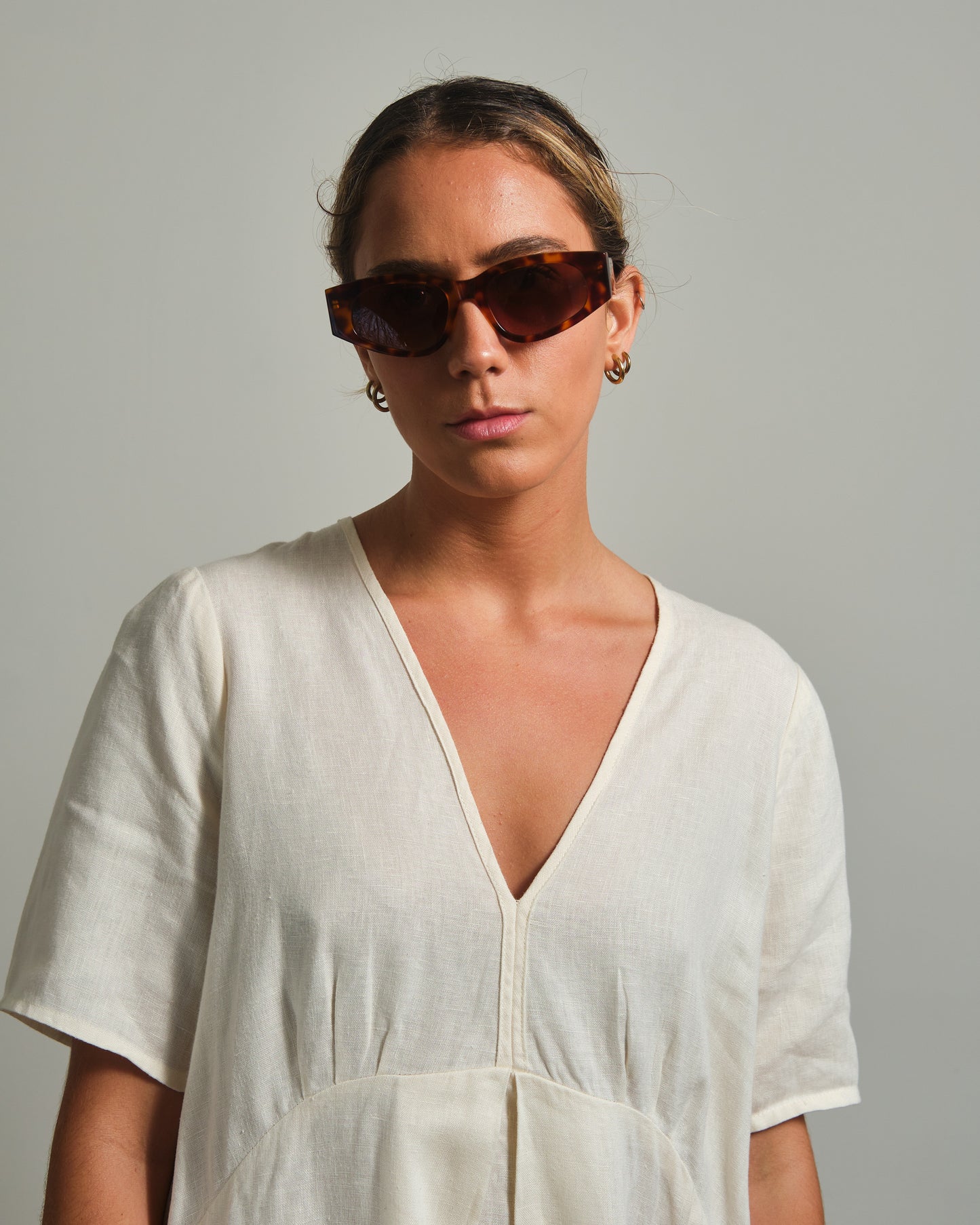 summer dress- linen - cotton - women- made in nz